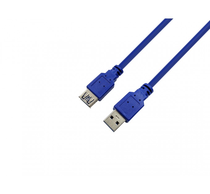 Кабель ProLogix USB - USB V 3.0 (M/F), 3 м, синій (PR-USB-P-11-30-3m)