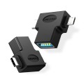 Vention Адаптер Vention USB - USB Type-C + micro USB V 3.0 (F/M) Black (CDIB0)