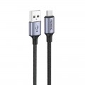 Foneng Кабель Foneng X95 Metal Head Braided Cable USB - USB-C 3A 1.2м Black (X95-CA-TC)