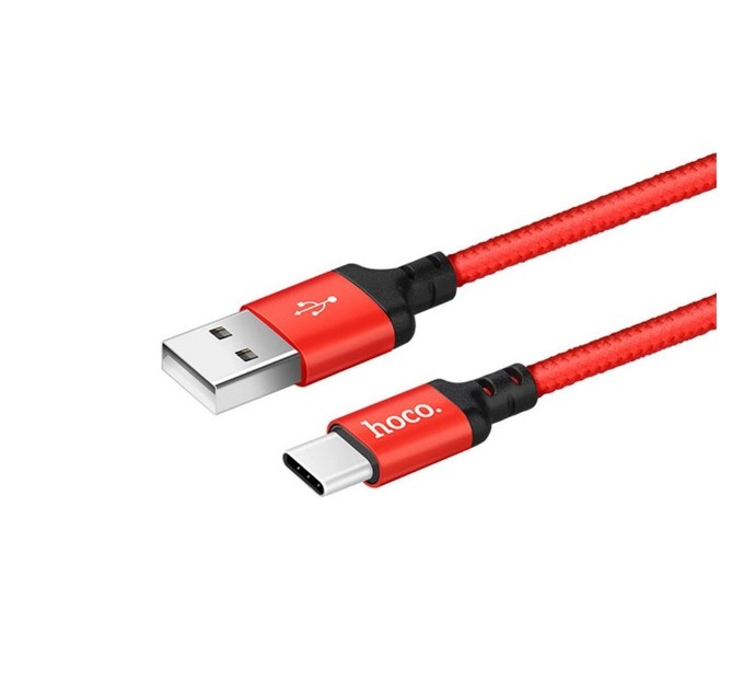 HOCO Кабель Hoco X14 Times Speed USB - USB Type-C, 1 м, Red (D21029)