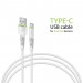 Intaleo Кабель Intaleo CBFLEXT1 USB - USB Type-C (M/M), 1.2 м, White (1283126568534)