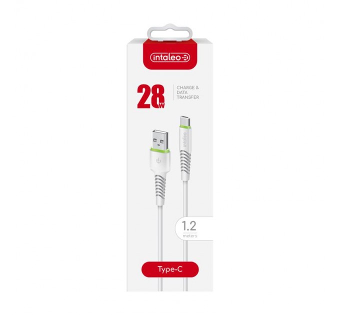 Intaleo Кабель Intaleo CBFLEXT1 USB - USB Type-C (M/M), 1.2 м, White (1283126568534)