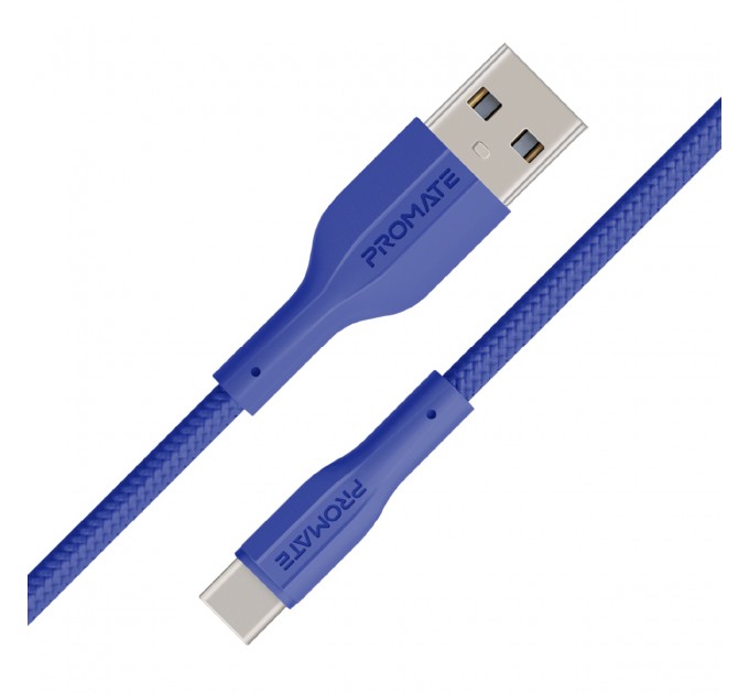 Кабель Promate USB - USB Type-C (M/M), 2 A, 1 м, xCord-AC Navy (xcord-ac.navy)