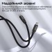 Promate Кабель Promate USB Type-C - USB Type-C (M/M), 3 A, 60 W, 1.2 м, Springy Black (springy.black)