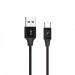 SkyDolphin Кабель SkyDolphin S55T Neylon USB - USB Type-C (M/M), 1 м, Black (SDUSB-000436)