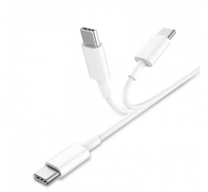 Кабель SkyDolphin S57T USB Type-C - USB Type-C (M/M), PD 18W, 1 м, White (USB-000546)
