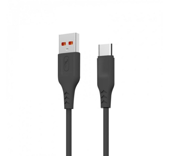 Кабель SkyDolphin S61TB USB - USB Type-C (M/M), 2 м, Black (SDUSB-000446)