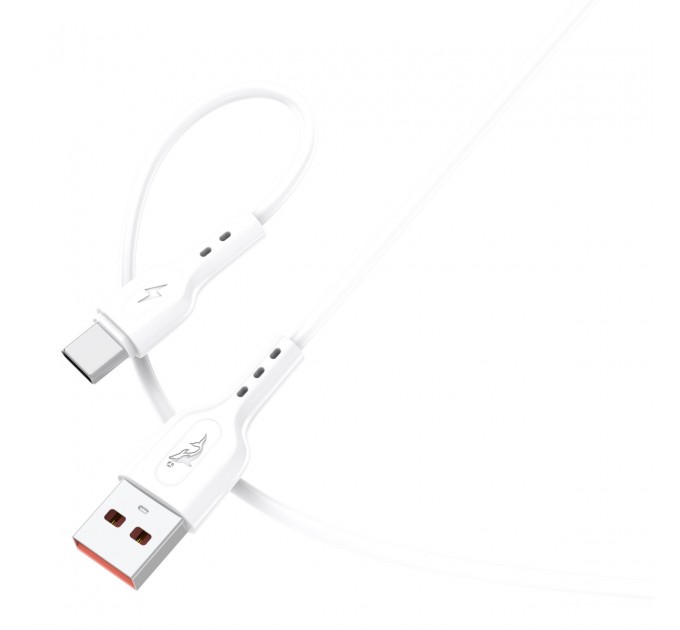 Кабель SkyDolphin S66T USB - USB Type-C (M/M), 1 м, White (SDUSB-000649)