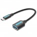 Vention Кабель Vention USB 3.1 Type-C - OTG USB3.0 AF, 0.15 m, Black (CCVBB)