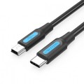 Vention Кабель Vention USB Type-C - mini USB (M/M), 1.5 м, Black (COWBG)