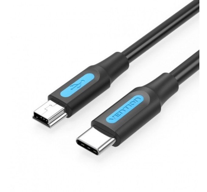 Vention Кабель Vention USB Type-C - mini USB (M/M), 1.5 м, Black (COWBG)