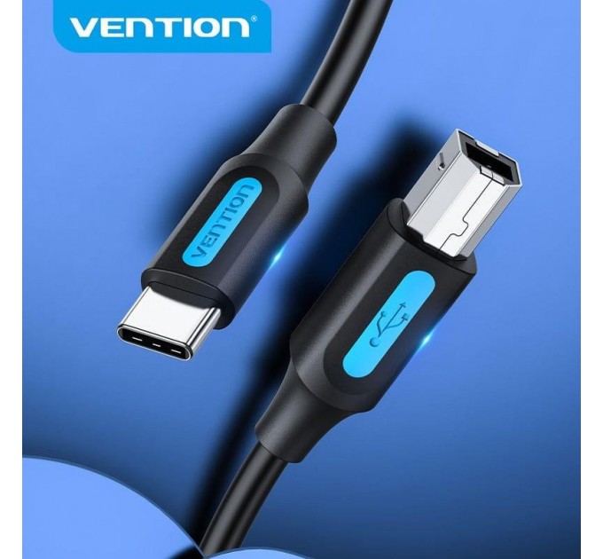 Vention Кабель Vention USB Type-C - USB Type-B, 1.5 m, Black (CADBG)