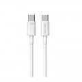 WK Кабель WK WDC-175 USB Type-C - USB Type-C (M/M), 1.2 м, 20 W, White (6941027640012)