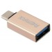 Адаптер Remax Glance USB-USB Type-C RA-OTG1 Gold (6954851289753)