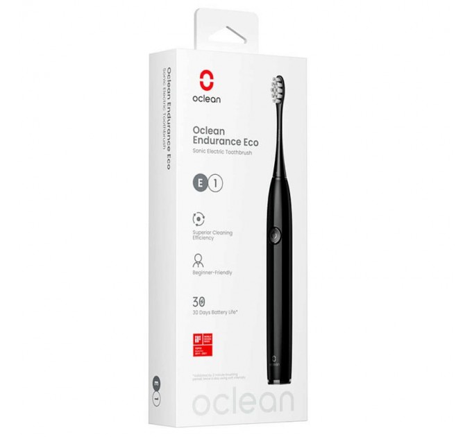Oclean Розумна зубна електрощітка Oclean Endurance Eco Electric Toothbrush Black (6970810553321)