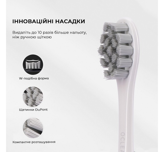 Oclean Розумна зубна електрощітка Oclean Endurance Eco Electric Toothbrush White (6970810553338)