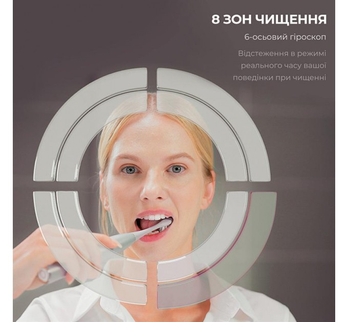 Oclean Розумна зубна електрощітка Oclean X Pro Digital Electric Toothbrush Dark Blue (6970810553482)