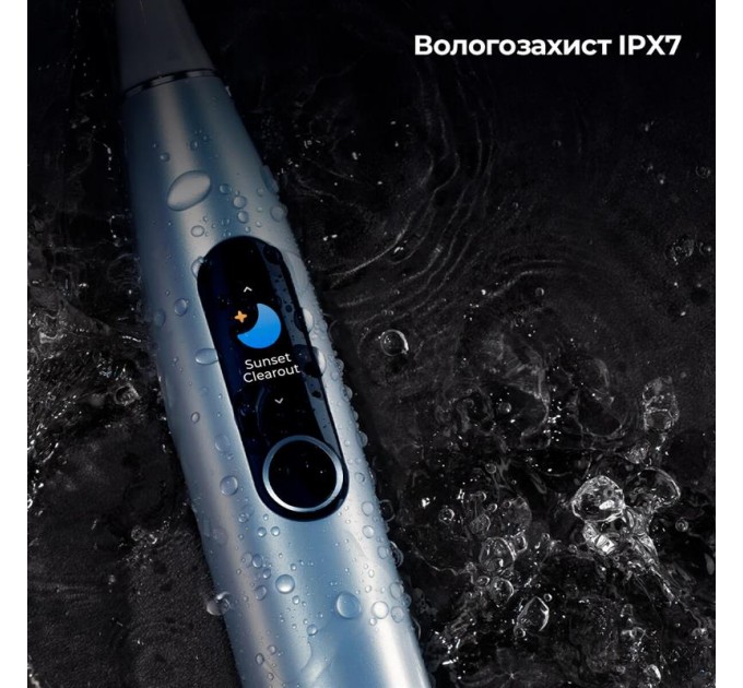 Oclean Розумна зубна електрощітка Oclean X Pro Digital Electric Toothbrush Glamour Silver (6970810552560)