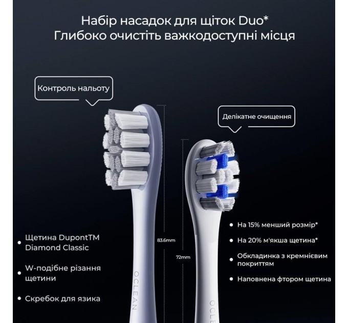 Oclean Розумна зубна електрощітка Oclean X Pro Digital Electric Toothbrush Glamour Silver (6970810552560)