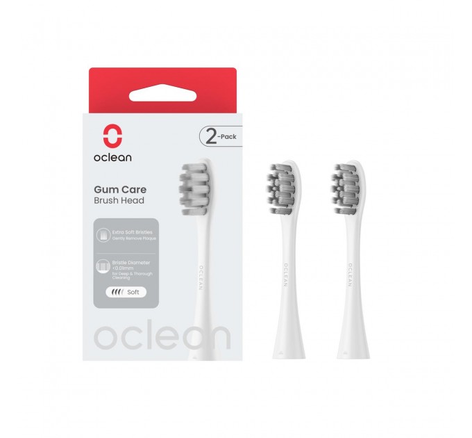 Oclean Насадка для зубної електрощітки Oclean Brush Head Gum Care 2 шт (6970810554212)