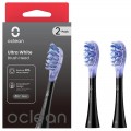 Oclean Насадка для зубної електрощітки Oclean UW02 B02 Ultra White Brush Head Black (2 шт) (6970810553550)