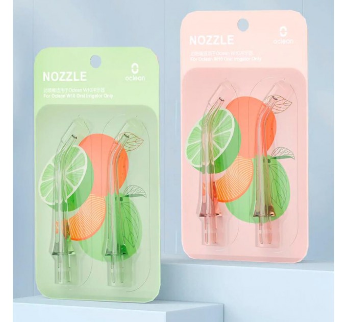 Oclean Насадка для іригатора Oclean Nozzle N10 for Oclean W10 Green (2 шт) (6970810551945)
