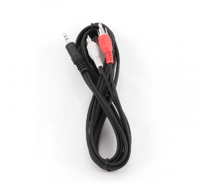 Cablexpert Аудіо-кабель Cablexpert 3.5 мм - 2хRCA (M/M), 2.5 м, Black (CCA-458-2.5M)