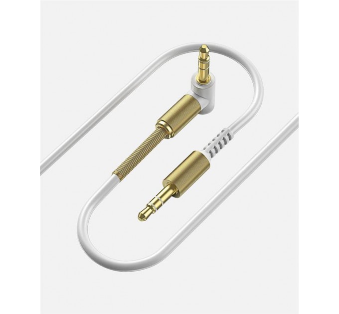 Luxe Cube Аудіо-кабель Luxe Cube 3.5 мм - 3.5 мм (M/M), 1.2 м, білий (7775557575679)