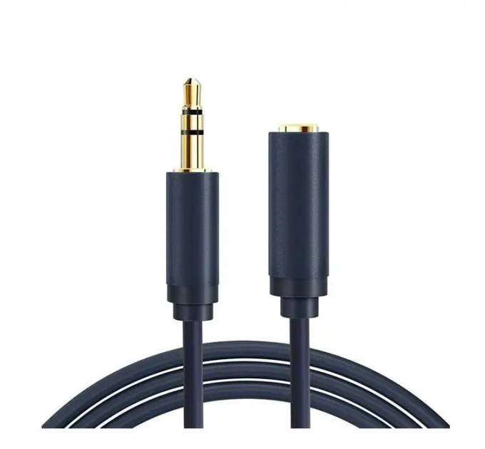 Кабель Cabletime Audio 3.5 мм - 3.5 мм (M/F), 3 м, Black, 3 pin (CF16N)