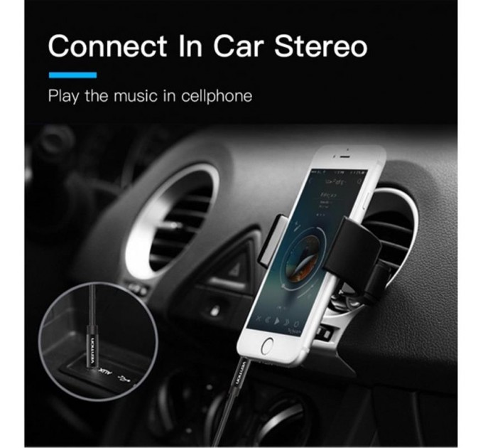 Vention Кабель Vention 3.5 мм - 3.5 мм (M/M), 3 м, Black (BAGBI)