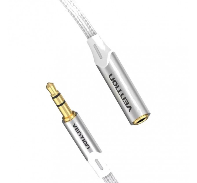 Vention Кабель-подовжувач Vention 3.5 мм - 3.5 мм (F/M), 1.5 м, Silver (BHEIG)