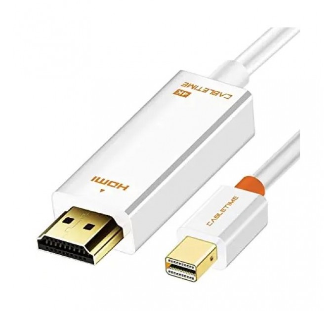 Cabletime Адаптер Сabletime mini DisplayPort - HDMI (M/M), 0.2 м, White (CP27B)