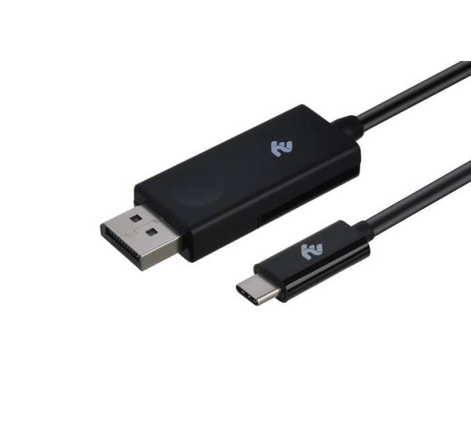 Кабель 2E Displayport - USB Type-C (M/M), 1 м, Black (2E-W1402)
