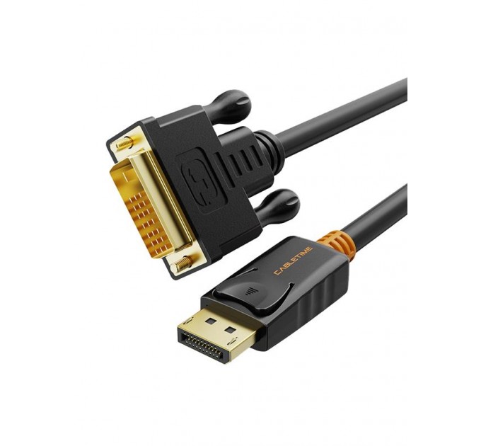 Кабель Cabletime DisplayPort - DVI (M/M), 1.8 м (CD34K)