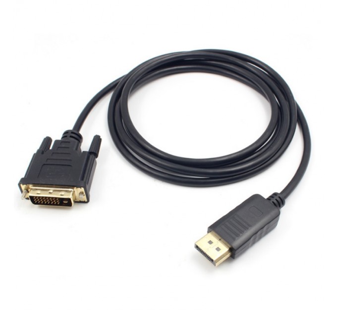 Кабель Prologix DisplayPort - DVI (M/M), 1 м, Black (PR-DP-DVI-P-04-30-1m)