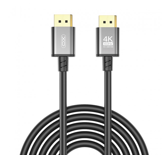 Кабель XO (GB018B-DP.tranish) DisplayPort-DisplayPort v1.2, 5м Tranish