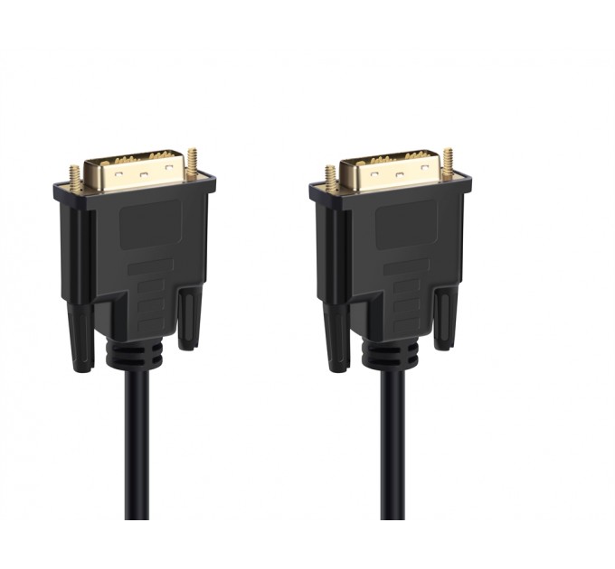 Кабель Prologix DVI - DVI (M/M), Single link,18+1, 3 м, Black (PR-DVI-DVI-P-05-28-3m)
