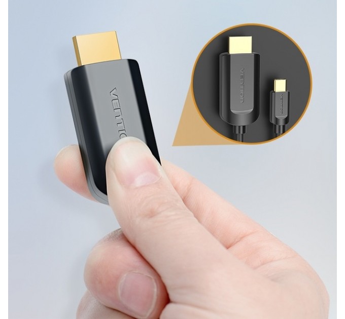 Vention Адаптер-кабель Vention USB Type-C - HDMI (M/M), 2 м, Black (CGUBH)
