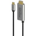 Promate Кабель Promate USB Type-C - HDMI V 2.0 (M/M), 1.8 м, HDMI-PD100 Grey (hdmi-pd100.grey)