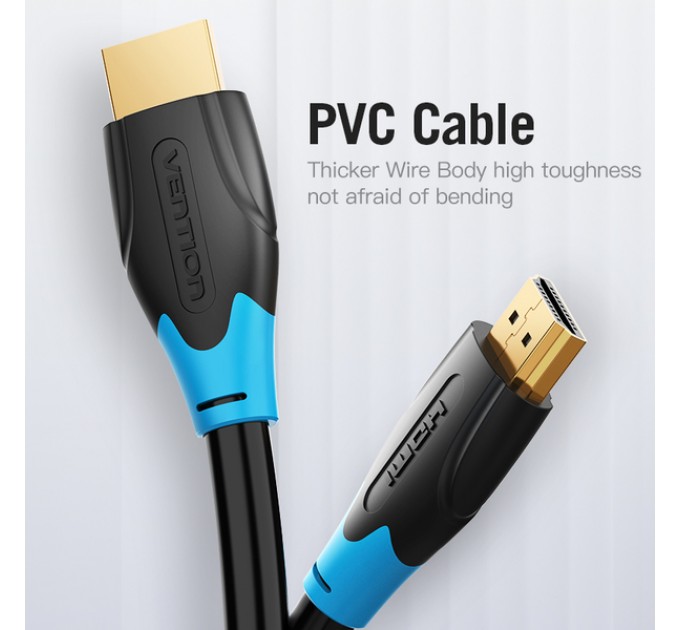 Кабель Vention HDMI - HDMI V2.0 (M/M), 1 м, чорний (AACBF)