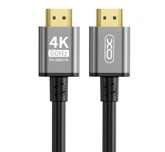 Кабель XO (GB017B-HDMI.tranish) HDMI-HDMI V.2.0, 5м Tranish