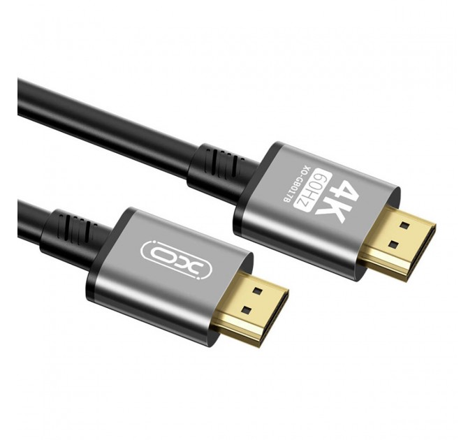 Кабель XO (GB017B-HDMI.tranish) HDMI-HDMI V.2.0, 5м Tranish