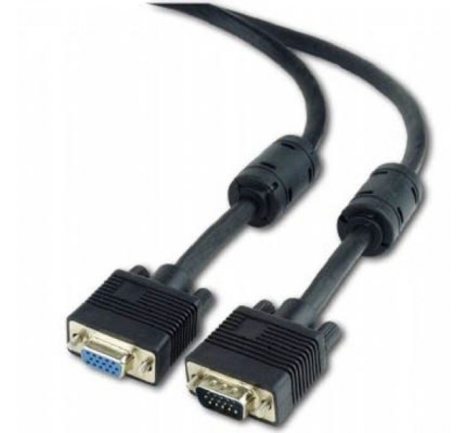 Кабель подовжувач Cablexpert (CC-PPVGAX-10B) VGA-VGA HD15M/HD15F