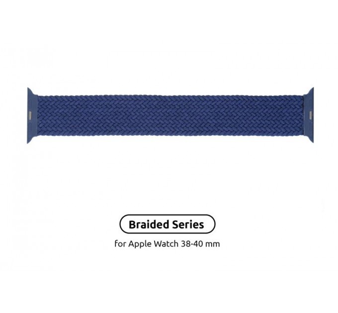 Armorstandart Ремінець Armorstandart Braided Solo Loop для Apple Watch 38mm/40mm/41mm Atlantic Blue Size 2 (120 mm) (ARM58066)