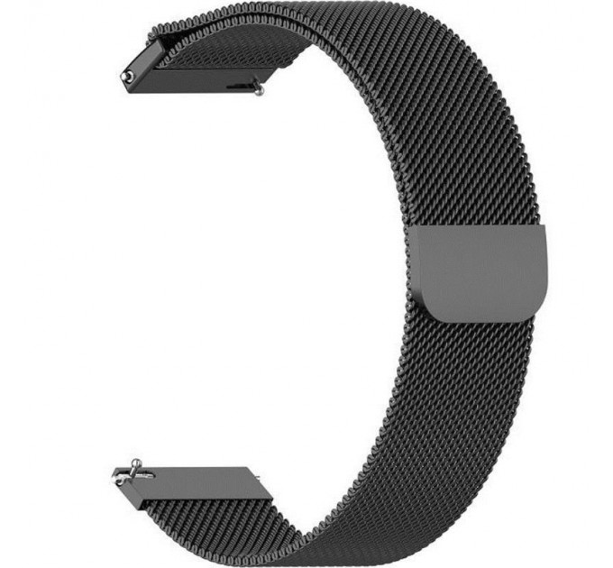 BeCover Ремінець BeCover Milanese Style для Amazfit Stratos (22mm)/Stratos 2/2S/3/Amazfit GTR 2/Amazfit GTR 47mm/Amazfit GTR Lite 47mm/Amazfit Nexo/Amazfit Pace/Amazfit GTR 3 Pro Black (707727)