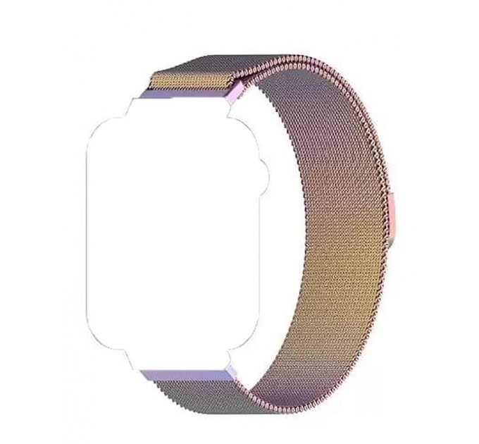 BeCover Ремінець BeCover Milanese Style для Amazfit Stratos (22mm)/Stratos 2/2S/3/Amazfit GTR 2/Amazfit GTR 47mm/Amazfit GTR Lite 47mm/Amazfit Nexo/Amazfit Pace/Amazfit GTR 3 Pro Rainbow (707734)