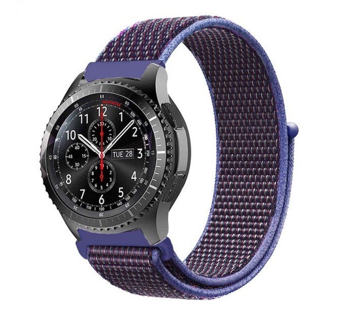 BeCover Ремінець BeCover Nylon Style для Amazfit Stratos 1/2/2S/3/GTR 2/GTR 47mm/GTR Lite 47mm/Nexo/Pace Purple (705891)