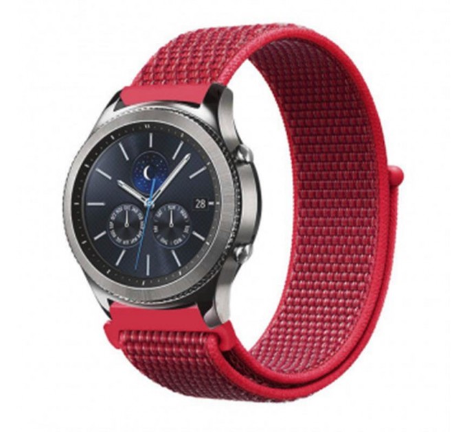 BeCover Ремінець BeCover Nylon Style для Xiaomi iMi KW66/Mi Watch Color/Haylou LS01/Watch S1 Active Red (705885)