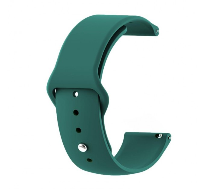 BeCover Силіконовий ремінець BeCover для Amazfit Stratos 1/2/2S/3/GTR 2/GTR 47mm/GTR Lite 47mm/Nexo/Pace Dark-Green (706386)