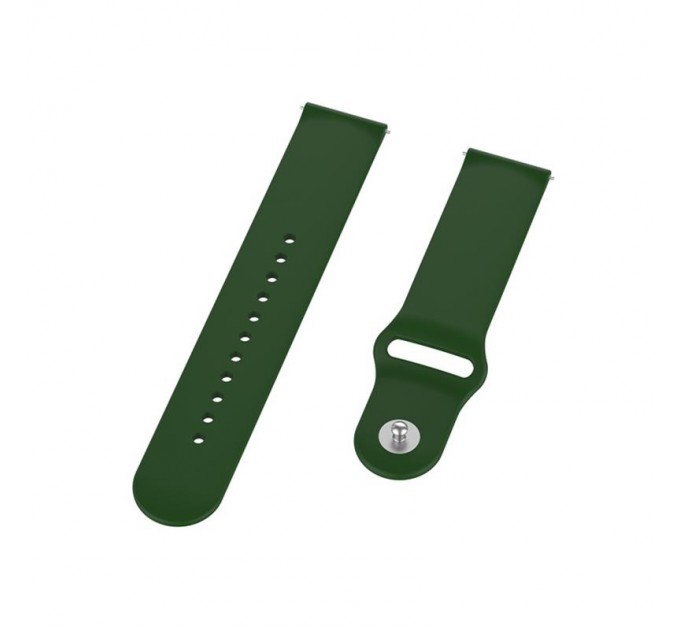 BeCover Силіконовий ремінець BeCover для Amazfit Stratos 1/2/2S/3/GTR 2/GTR 47mm/GTR Lite 47mm/Nexo/Pace Green (706387)